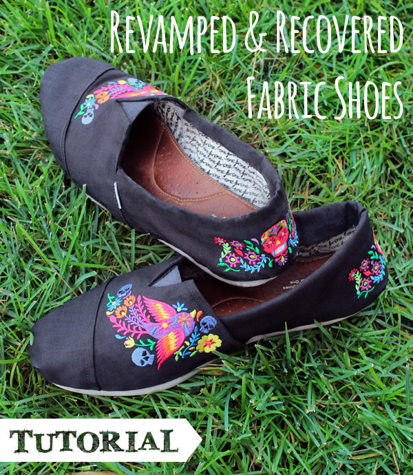 Covered Fabric Shoes