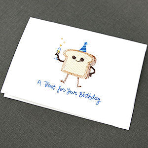 Embroidery on Cardstock