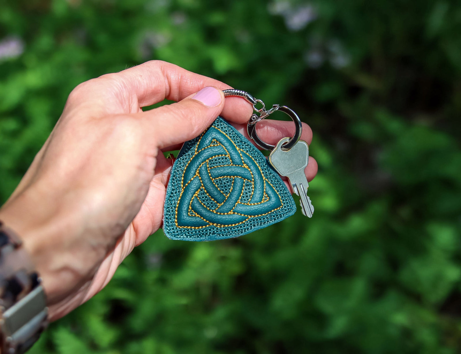 Puff Underlay Keychain