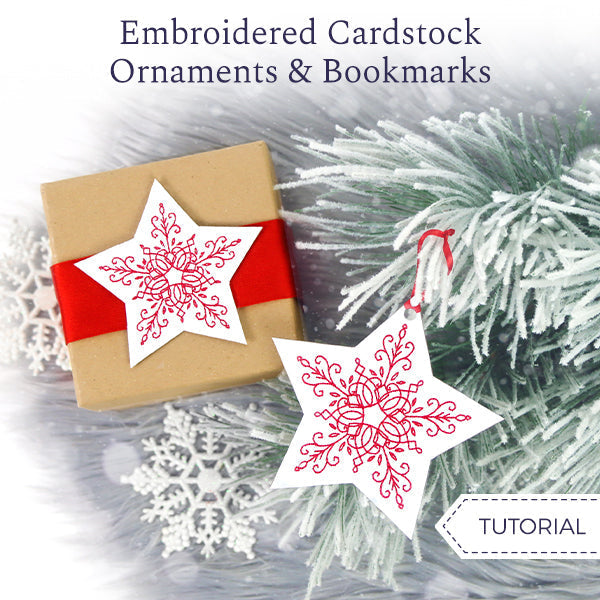 Cardstock Ornaments and Bookmarks