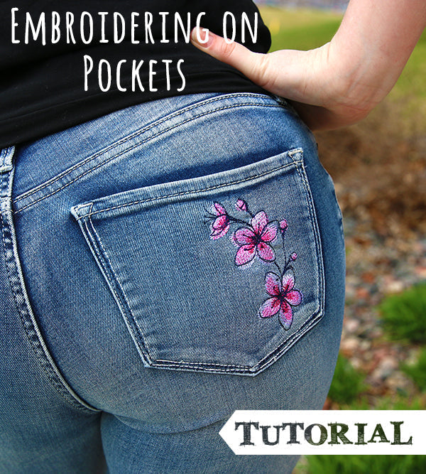 Embroidery on Jeans Pockets