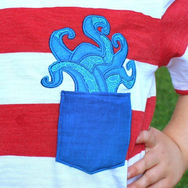 Tentacle Pocket Topper (Applique)