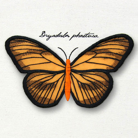 Winged Curiosities - Banded Orange (3D Applique)