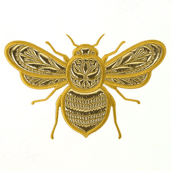 Fancy Bee in Flight (Applique)