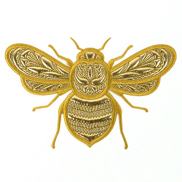 Fancy Bee in Flight (Applique)