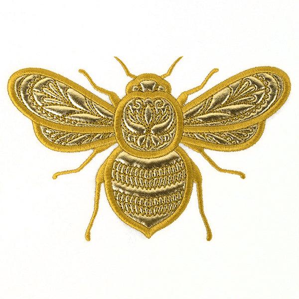 Fancy Bee in Flight (Applique)