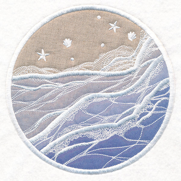 Sheer Ocean Waves (Applique)