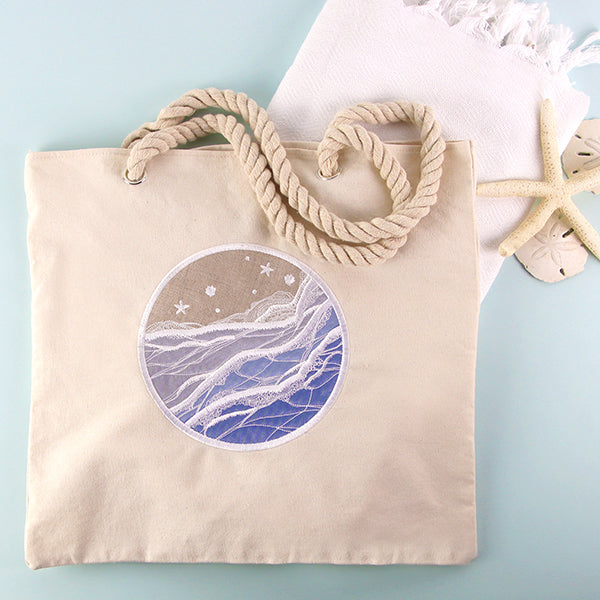 Sheer Ocean Waves (Applique)