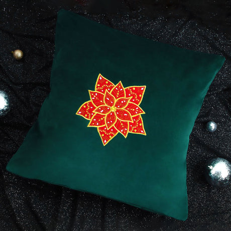 Gilded & Glam Christmas Poinsettia (Applique)