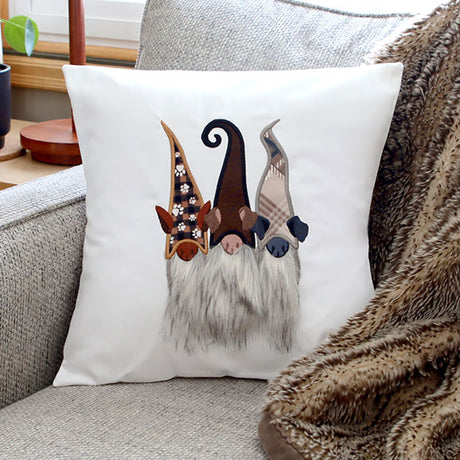 Fluffy Dog Gnome Trio (Applique)