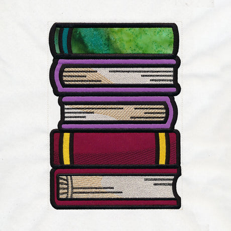 Book Stack Buddies (Applique) - Books 1