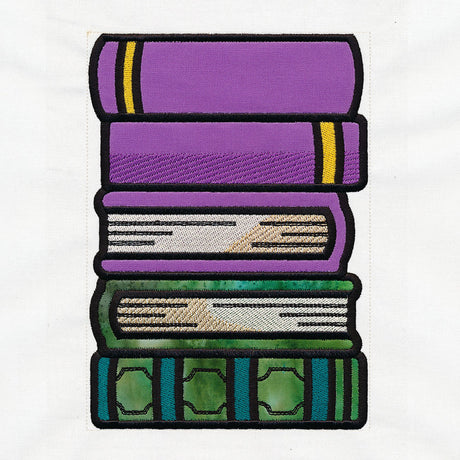 Book Stack Buddies (Applique) - Books 2