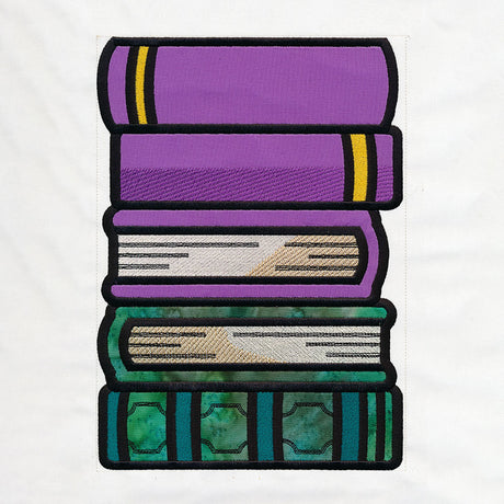 Book Stack Buddies (Applique) - Books 2