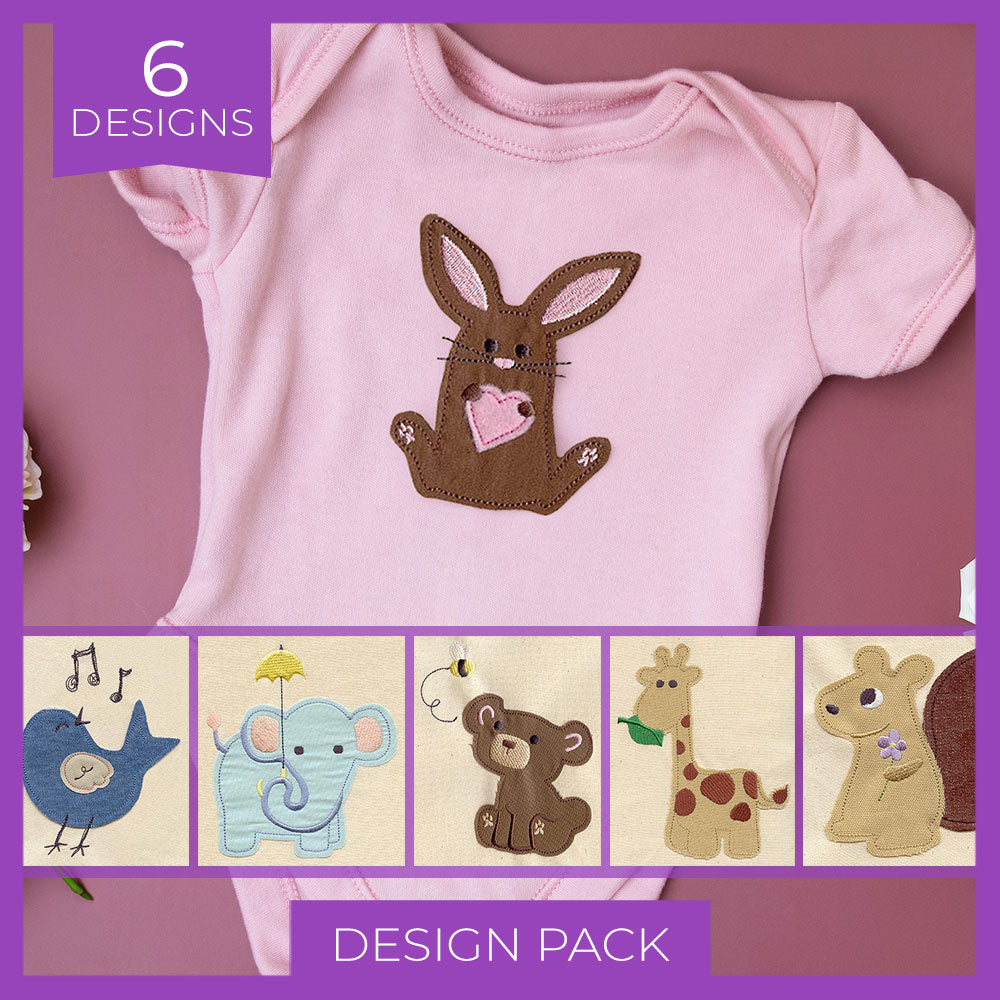 Capricious Creatures (Applique) (Design Pack)