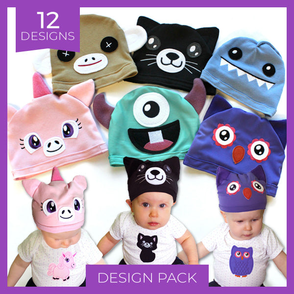 Noggin Nanimals (Applique) (Design Pack)