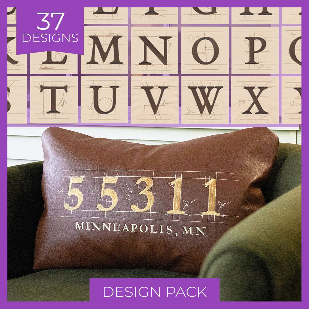 Drafting Alphabet (Design Pack)