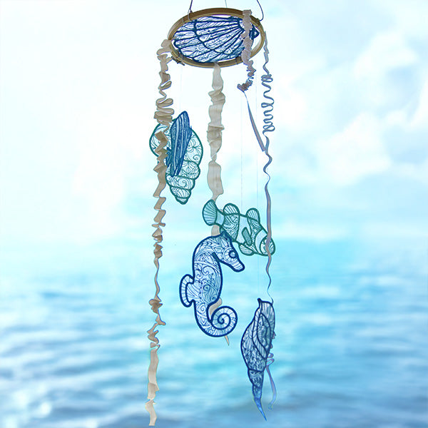 Sea Glass (Freestanding Organza) (Design Pack)