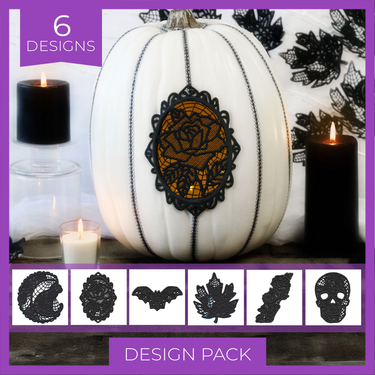 Darkly Delicate (Lace) (Design Pack)