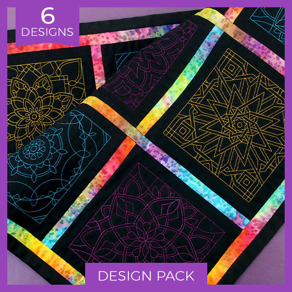 Mesmerizing Mandala Quilting (Design Pack)