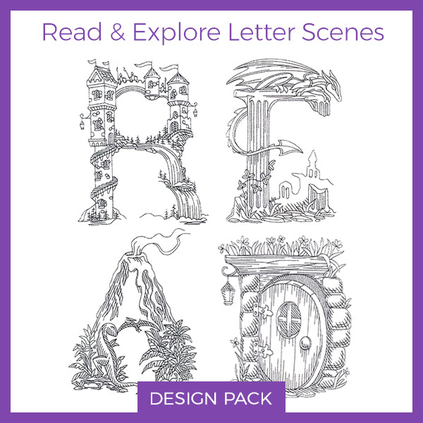 A Read & Explore Letter Scenes Design Pack