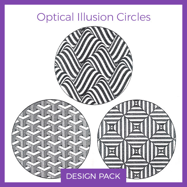 A Optical Illusion Circle Design Pack