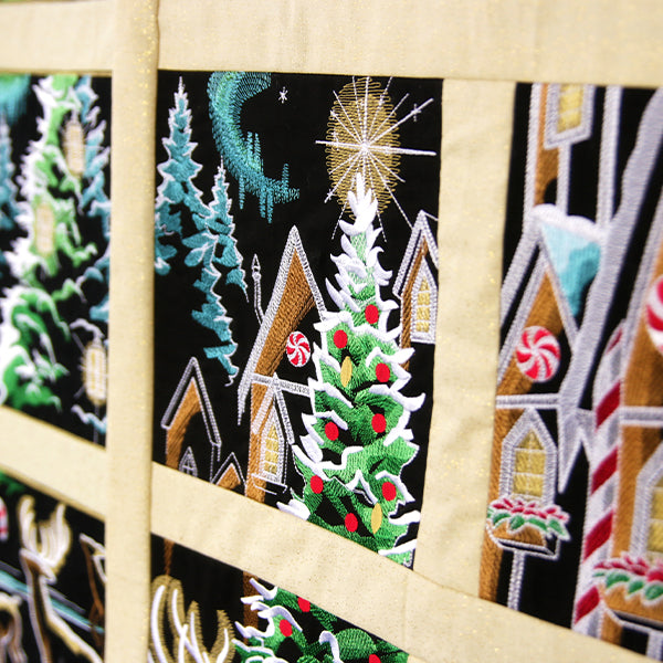 A Reindeer & Gingerbread Christmas Scene II Design Pack