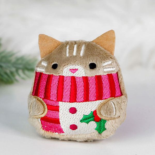 A Fluffy & Festive Animals (In-the-Hoop) Design Pack