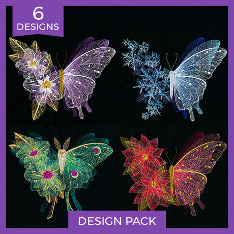 Sheer Illusions Butterfly Design Pack