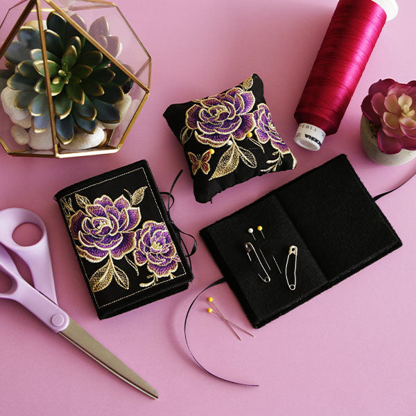 Needlebook & Pincushion Sewing Sets (In-the-Hoop) Design Pack