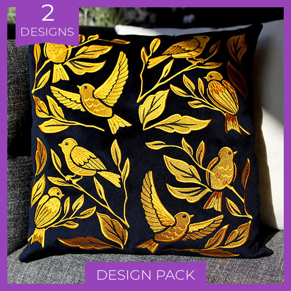 Gilded Birds & Botanicals Design Pack