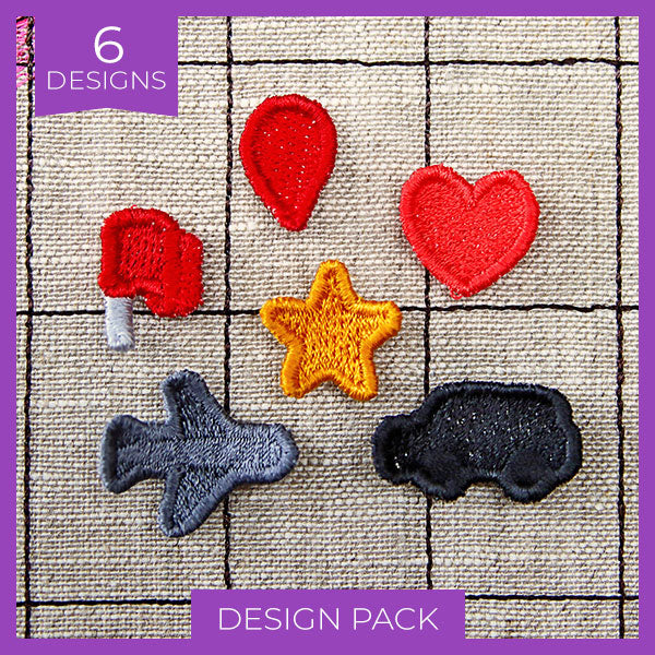 Mini Shapes (Freestanding Embroidery) Design Pack