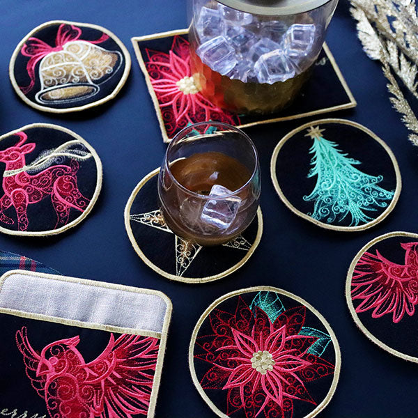 A Festive Flair Christmas Kitchen Set (In-the-Hoop) Design Pack