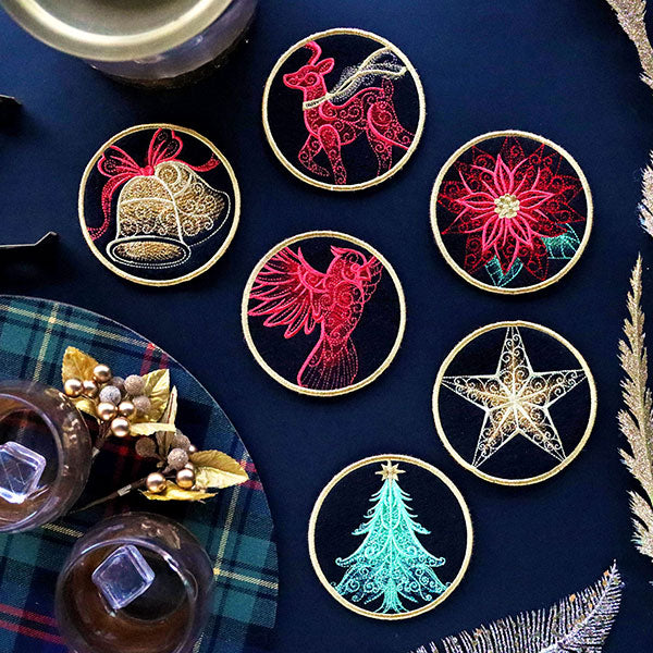 A Festive Flair Christmas Kitchen Set (In-the-Hoop) Design Pack