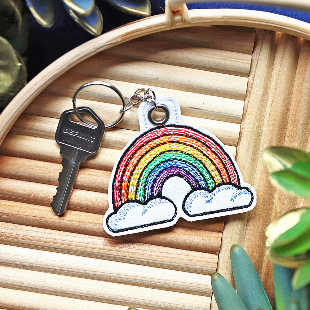 Rainbow Keychains (In-the-Hoop) Design Pack