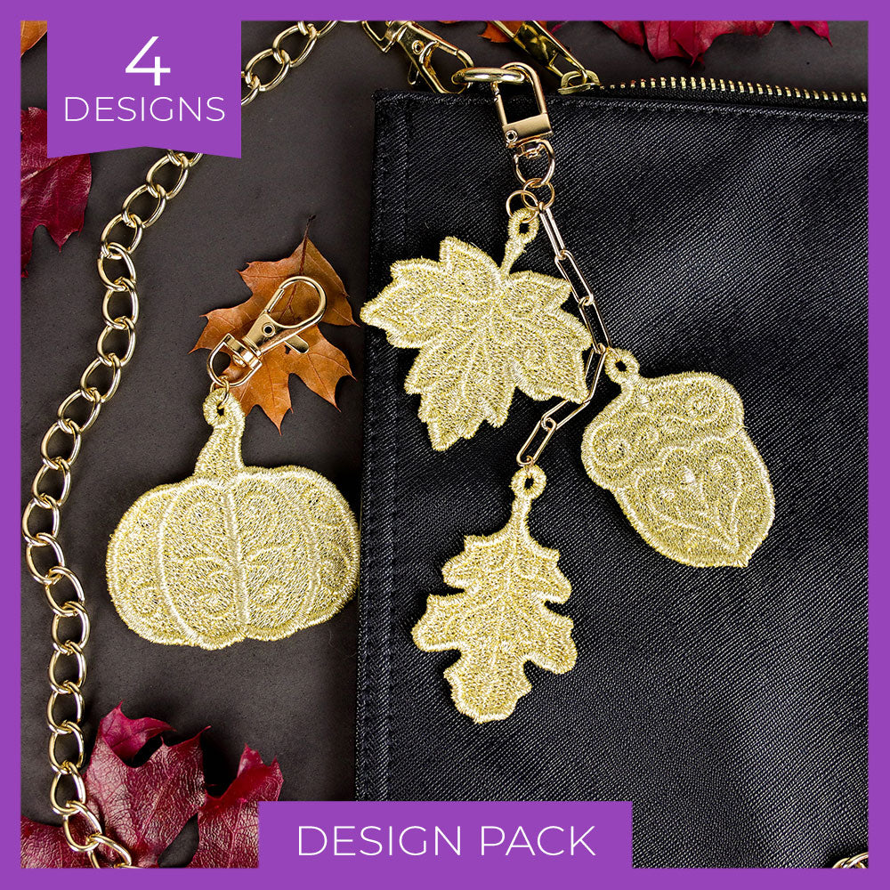Gilded Fall Charms (Freestanding) Design Pack