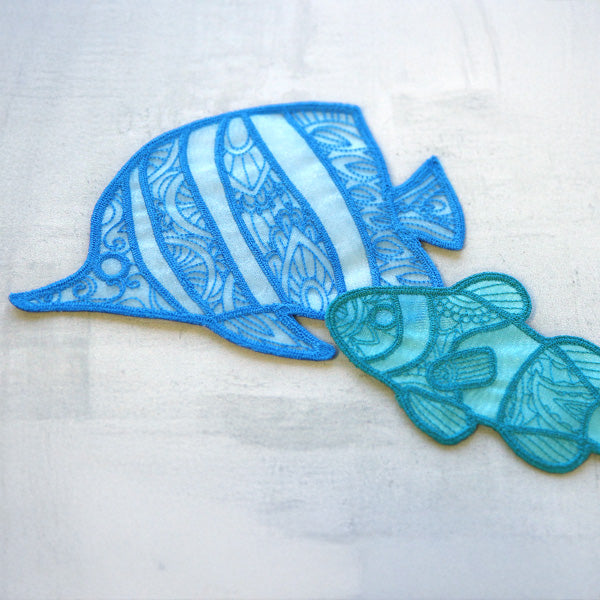 Sea Glass - Butterflyfish (Freestanding Organza)
