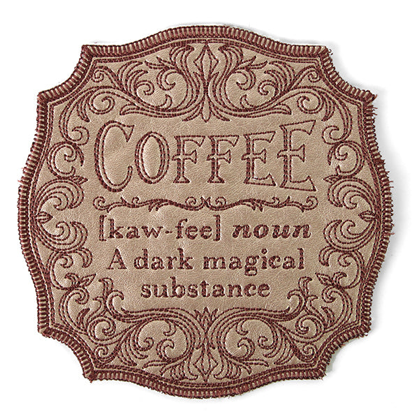 Coffee Coaster (In-the-Hoop)