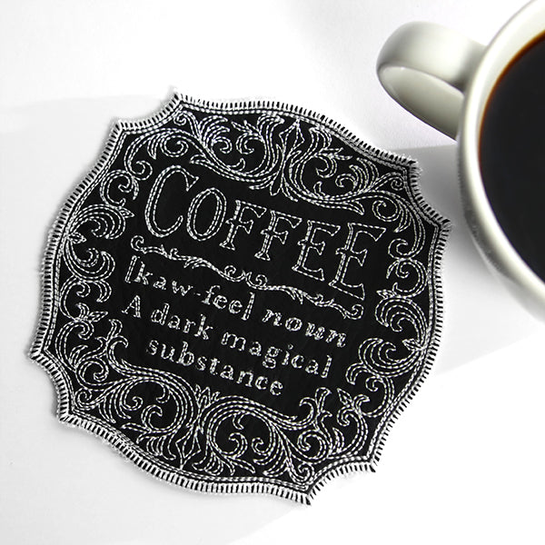 Coffee Coaster (In-the-Hoop)