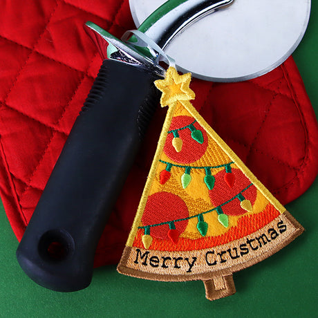 Merry Crustmas Pizza Tree (Ornament)