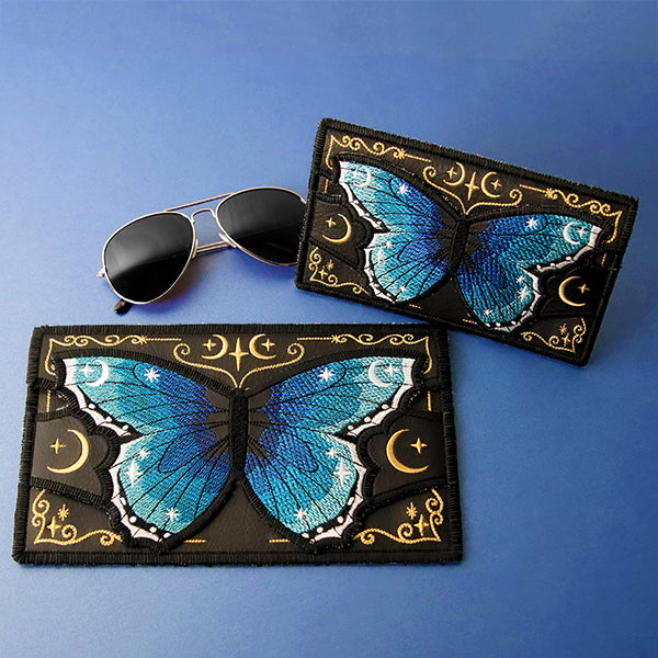 Modern Blue Morpho Clutch (In-the-Hoop)