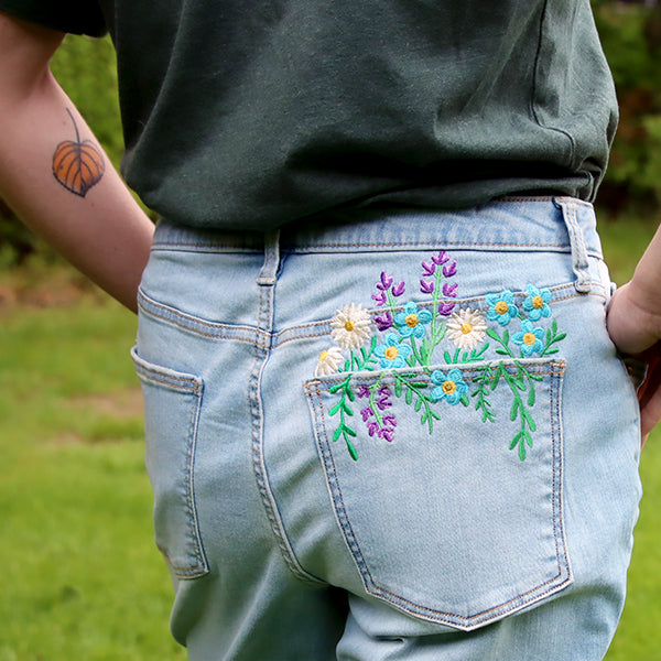 Flourish and Grow Flowers Pocket