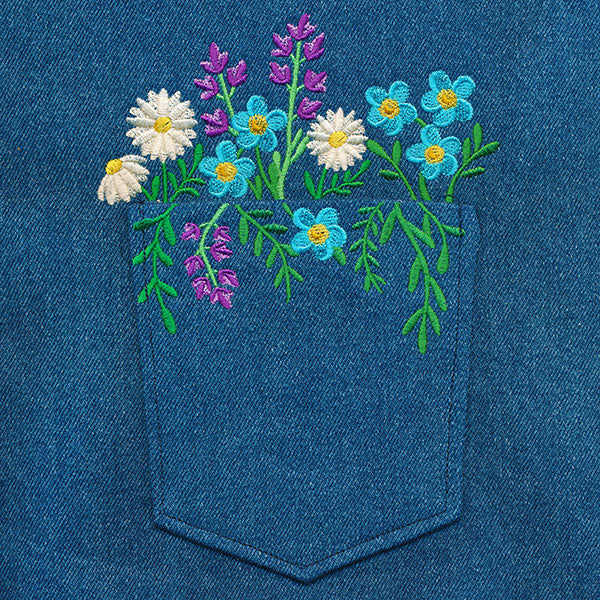 Flourish and Grow Flowers Pocket