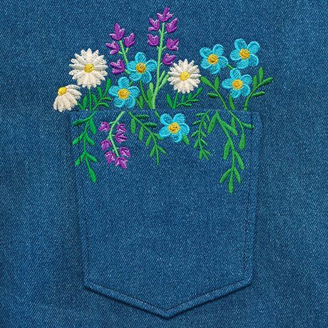 Flourish and Grow Flowers Pocket