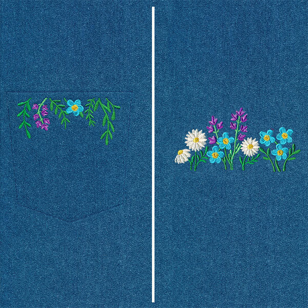 Flourish and Grow Flowers Pocket