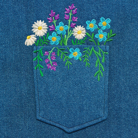 Flourish and Grow Flowers Pocket