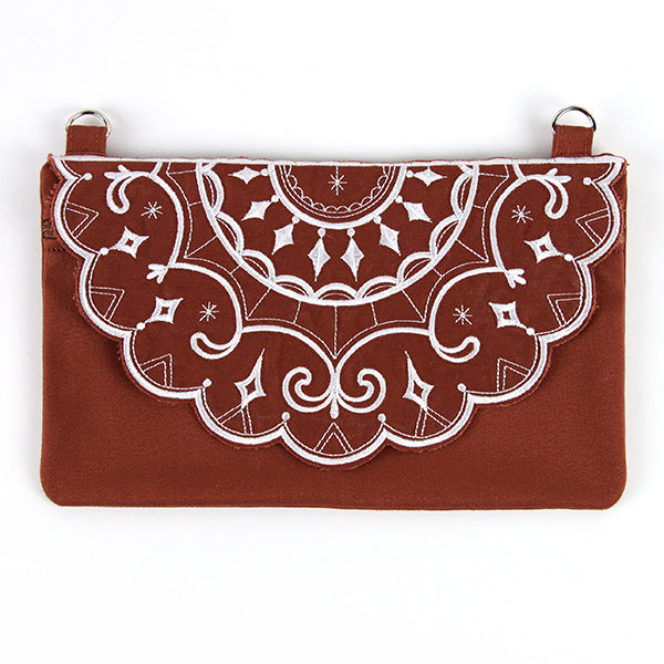 Wild Boho Front Flap Clutch (In-the-Hoop)