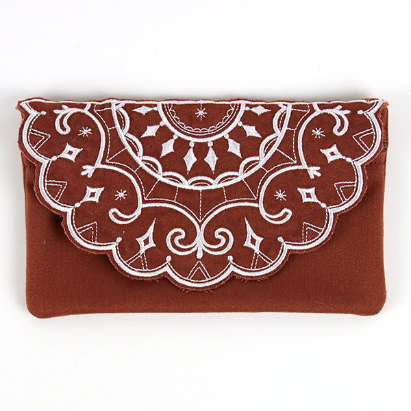 Wild Boho Front Flap Clutch (In-the-Hoop)
