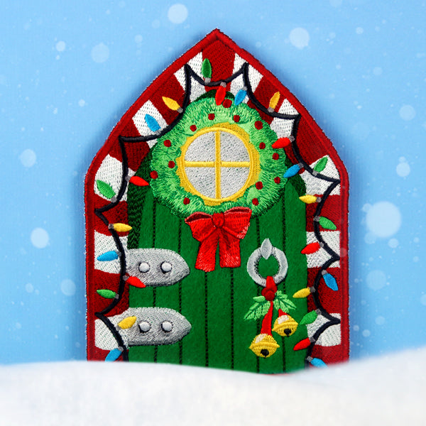 Tidings of Good Cheer Elf Door (In-the-Hoop)