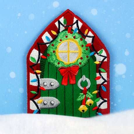 Tidings of Good Cheer Elf Door (In-the-Hoop)