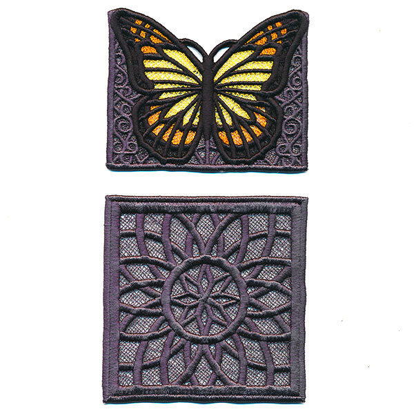 Monarch Butterfly Lantern (Lace)